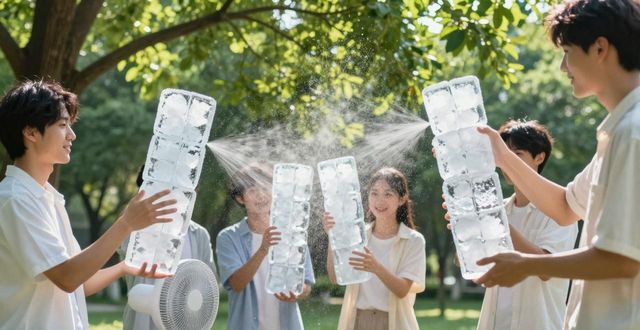 大冰块降温方法_成都夏季防暑降温大冰块_大冰块户外活动使用时长